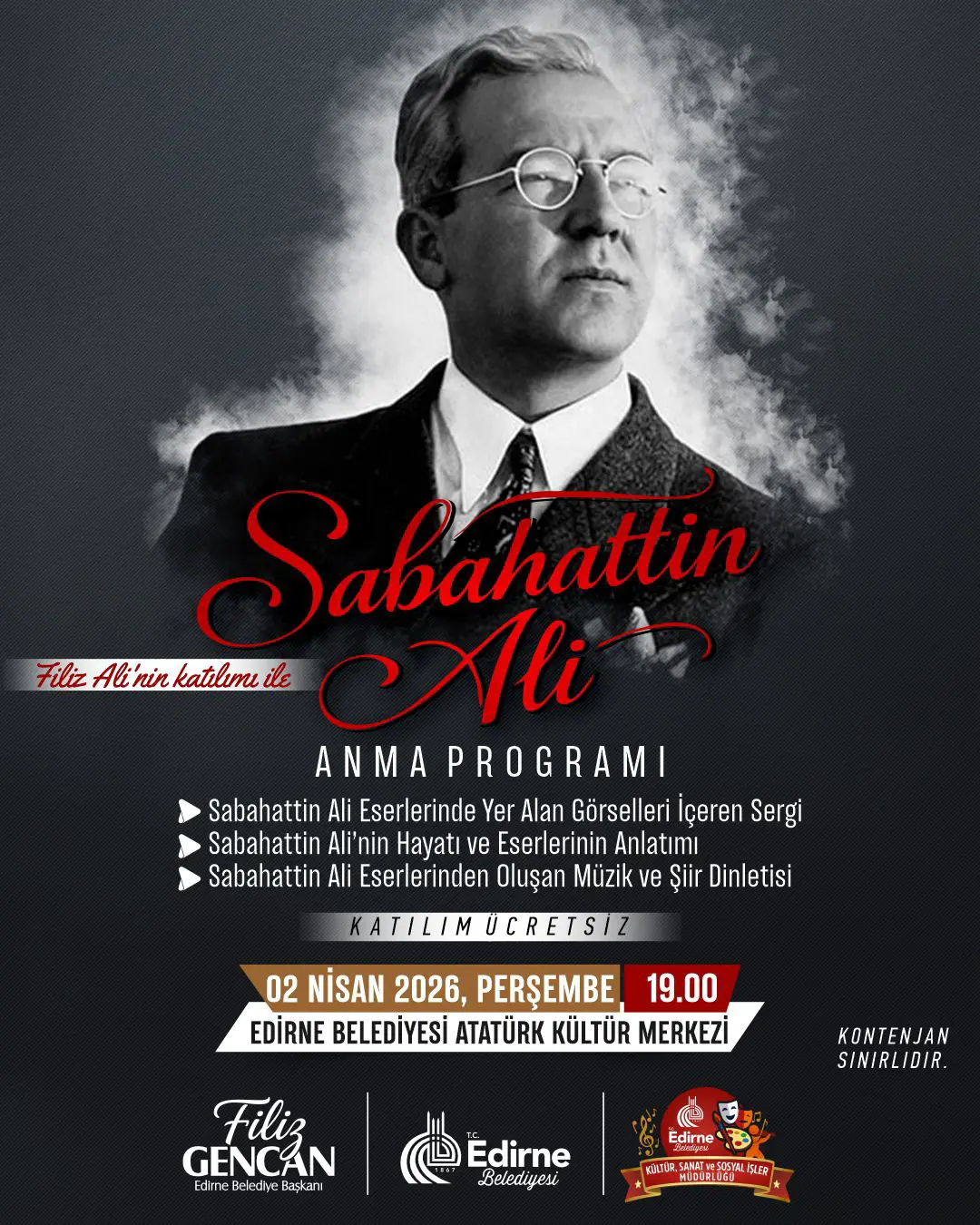 AKM SAHNESİNDE İKİ ÖZEL PROGRAM GERÇEKLEŞTİRİLECEK